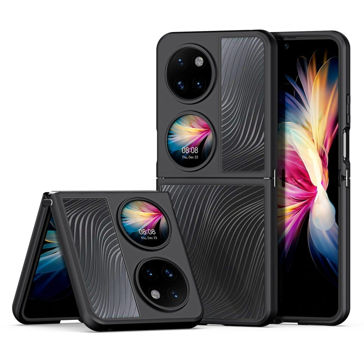 For Huawei P60 Pocket DUX DUCIS Aimo Series TPU + PC Frosted Feel Phone Case(Black) - Huawei Cases by DUX DUCIS | Online Shopping South Africa | PMC Jewellery | Buy Now Pay Later Mobicred