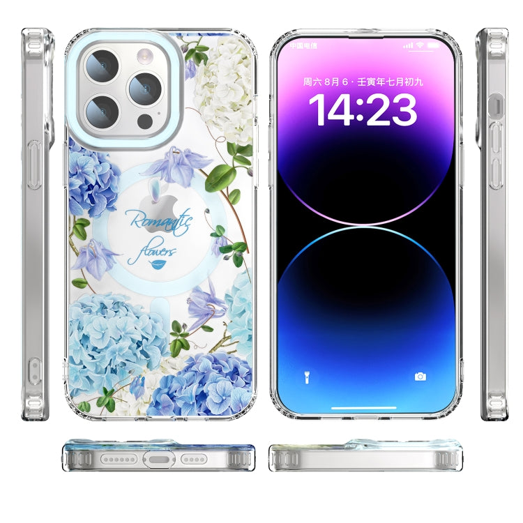 For iPhone 13 Pro Max MagSafe Magnetic TPU Phone Case(Small Floral) - iPhone 13 Pro Max Cases by PMC Jewellery | Online Shopping South Africa | PMC Jewellery