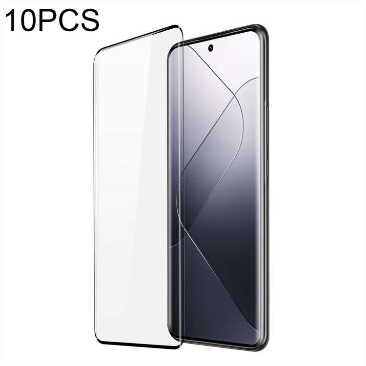 For Xiaomi 14 Pro 10pcs DUX DUCIS 0.33mm 9H Medium Alumina Tempered Glass Film - 14 Pro Tempered Glass by DUX DUCIS | Online Shopping South Africa | PMC TechLife | Buy Now Pay Later Mobicred