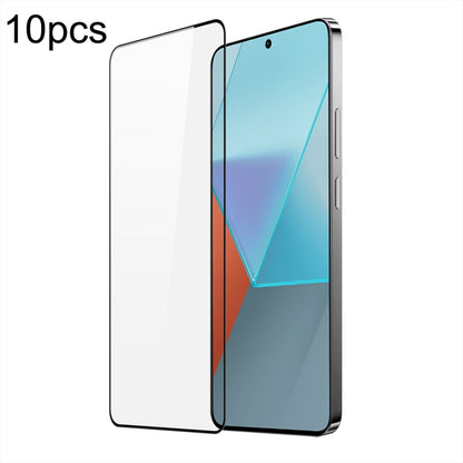 For Xiaomi Redmi Note 13 4G 10pcs DUX DUCIS 0.33mm 9H Medium Alumina Tempered Glass Film - Note 13 Tempered Glass by DUX DUCIS | Online Shopping South Africa | PMC Jewellery | Buy Now Pay Later Mobicred