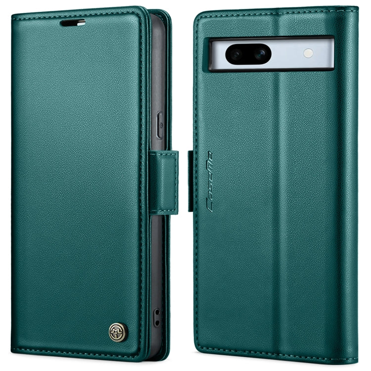 For Google Pixel 7a CaseMe 023 Butterfly Buckle Litchi Texture RFID Anti-theft Leather Phone Case(Pearly Blue) - free shipping - PMC Jewellery - Order now!