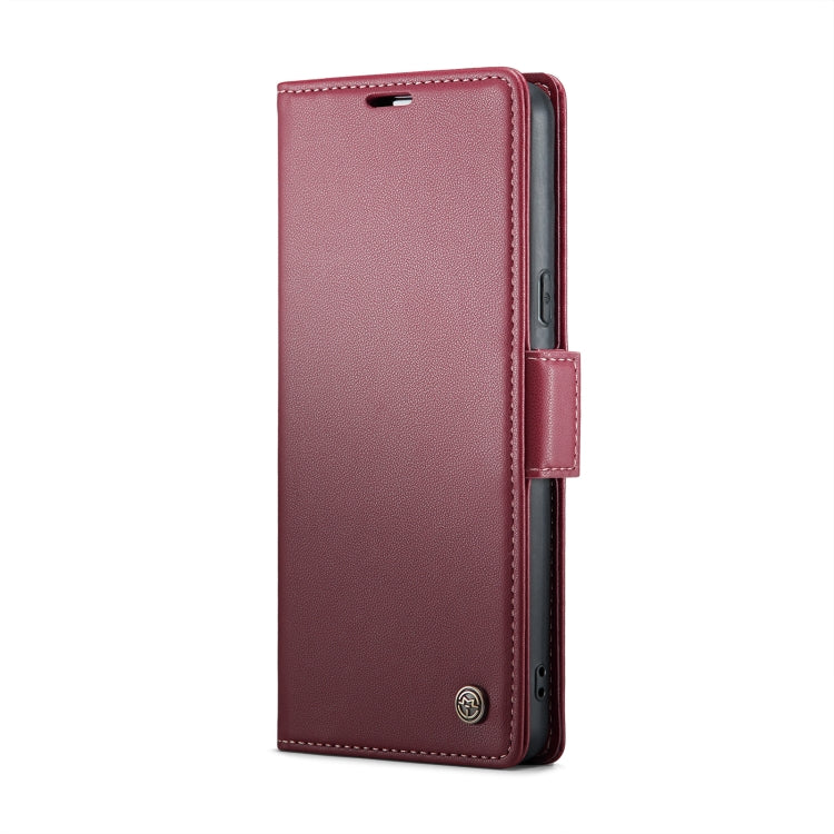 For Google Pixel 8 CaseMe 023 Butterfly Buckle Litchi Texture RFID Anti-theft Leather Phone Case(Wine Red) - Google Cases by CaseMe | Online Shopping South Africa | PMC Jewellery | Buy Now Pay Later Mobicred