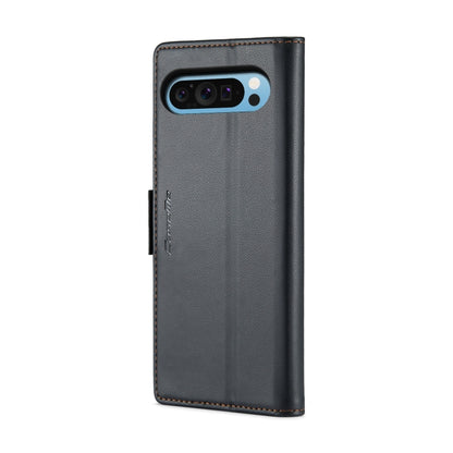 For Google Pixel 9 Pro XL CaseMe 023 Butterfly Buckle Litchi Texture RFID Anti-theft Leather Phone Case(Black) - Google Cases by CaseMe | Online Shopping South Africa | PMC Jewellery | Buy Now Pay Later Mobicred