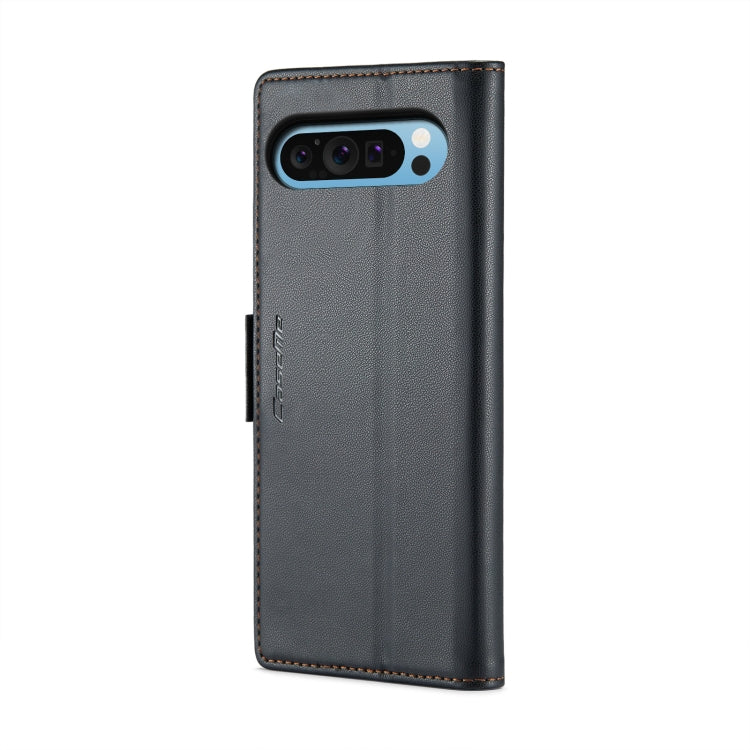 For Google Pixel 9 Pro XL CaseMe 023 Butterfly Buckle Litchi Texture RFID Anti-theft Leather Phone Case(Black) - Google Cases by CaseMe | Online Shopping South Africa | PMC TechLife | Buy Now Pay Later Mobicred