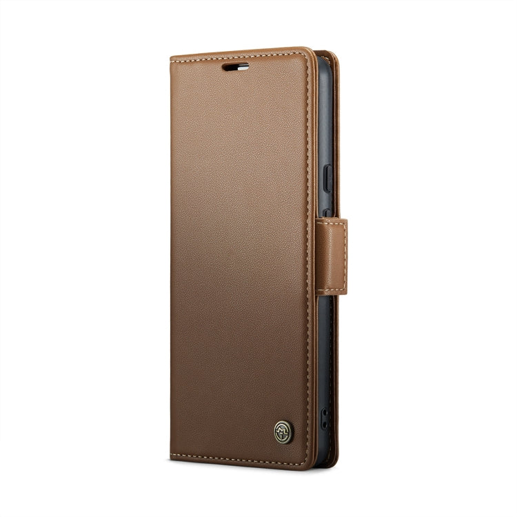For Google Pixel 9 Pro XL CaseMe 023 Butterfly Buckle Litchi Texture RFID Anti-theft Leather Phone Case(Brown) - Google Cases by CaseMe | Online Shopping South Africa | PMC TechLife | Buy Now Pay Later Mobicred