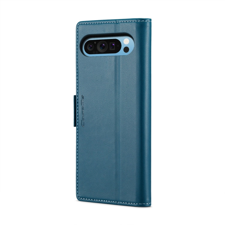 For Google Pixel 9 Pro XL CaseMe 023 Butterfly Buckle Litchi Texture RFID Anti-theft Leather Phone Case(Blue) - Google Cases by CaseMe | Online Shopping South Africa | PMC Jewellery | Buy Now Pay Later Mobicred