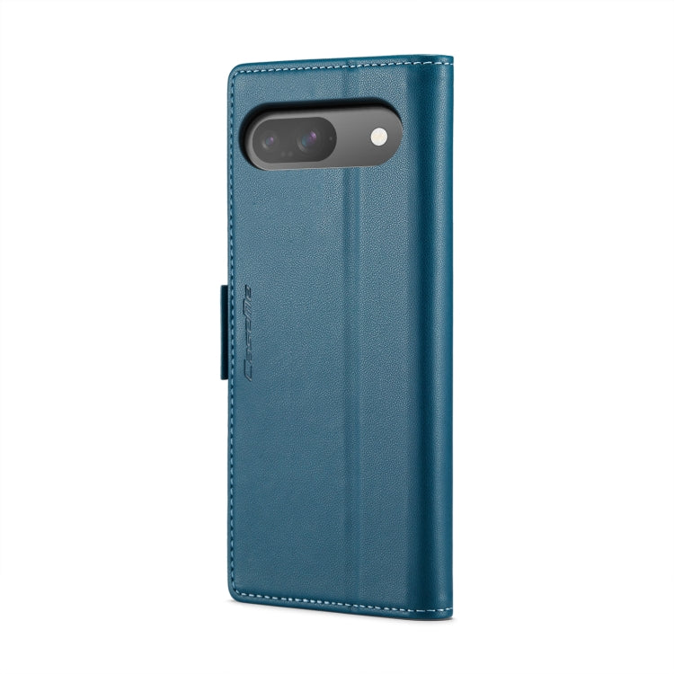 For Google Pixel 9 / 9 Pro CaseMe 023 Butterfly Buckle Litchi Texture RFID Anti-theft Leather Phone Case(Blue) - Google Cases by CaseMe | Online Shopping South Africa | PMC TechLife | Buy Now Pay Later Mobicred