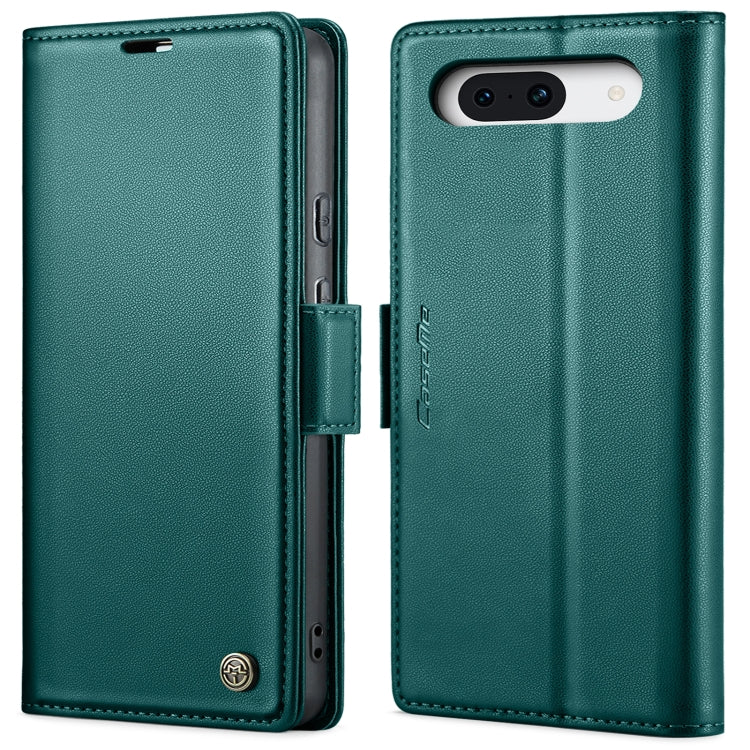 For Google Pixel 9 / 9 Pro CaseMe 023 Butterfly Buckle Litchi Texture RFID Anti-theft Leather Phone Case(Pearly Blue) - Google Cases by CaseMe | Online Shopping South Africa | PMC TechLife | Buy Now Pay Later Mobicred