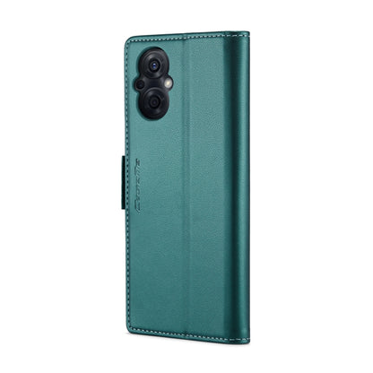 For OPPO F21 Pro 5G Globa/Reno8 Z Global CaseMe 023 Butterfly Buckle Litchi Texture RFID Anti-theft Leather Phone Case(Pearly Blue) - OPPO Cases by CaseMe | Online Shopping South Africa | PMC Jewellery | Buy Now Pay Later Mobicred