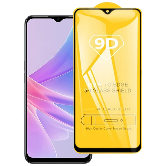 For OPPO A78 4G 9D Full Glue Screen Tempered Glass Film - OPPO Tempered Glass by PMC Jewellery | Online Shopping South Africa | PMC Jewellery