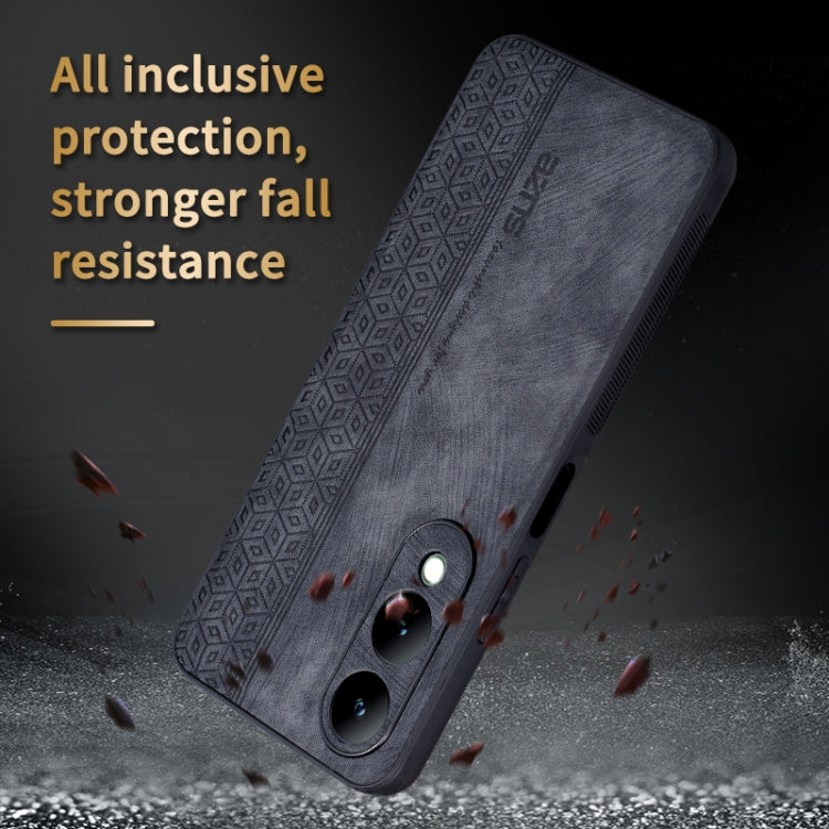 For vivo Y17S AZNS 3D Embossed Skin Feel Phone Case(Dark Green) - free shipping - PMC TechLife - Order now!