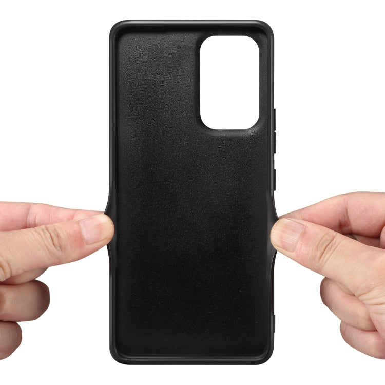 For Samsung Galaxy A23 5G Denior PU Back Cover Card Slot Holder Phone Case(Grey) - Galaxy Phone Cases by Denior | Online Shopping South Africa | PMC TechLife | Buy Now Pay Later Mobicred