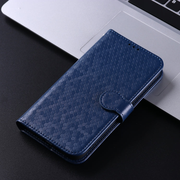 For Google Pixel 9 Pro XL Honeycomb Dot Texture Leather Phone Case(Blue) - Google Cases by PMC Jewellery | Online Shopping South Africa | PMC Jewellery | Buy Now Pay Later Mobicred