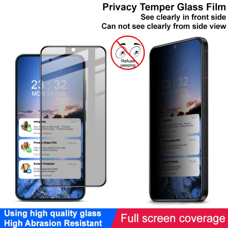 For Samsung Galaxy S24+ 5G imak HD Full Screen Anti-spy Tempered Glass Protective Film - Galaxy S24+ 5G Tempered Glass by imak | Online Shopping South Africa | PMC Jewellery | Buy Now Pay Later Mobicred