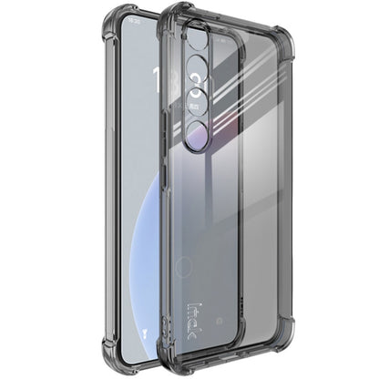 For Meizu 20 Pro 5G imak Shockproof Airbag TPU Phone Case(Transparent Black) - Meizu by imak | Online Shopping South Africa | PMC Jewellery | Buy Now Pay Later Mobicred