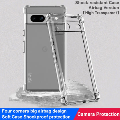 For Google Pixel 7a imak Shockproof Airbag TPU Phone Case(Transparent) - Google Cases by imak | Online Shopping South Africa | PMC Jewellery