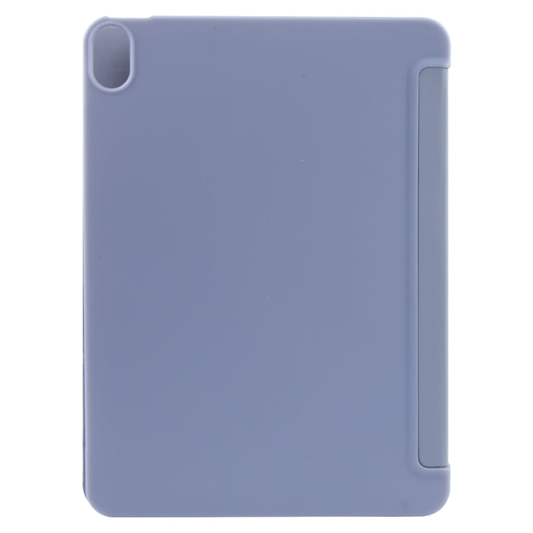 For iPad 10.9 2022 / Air 5 / Air 4 GEBEI 3-folding Holder Shockproof Flip Leather Tablet Case(Light Purple) - free shipping - PMc TechLife - Order now!