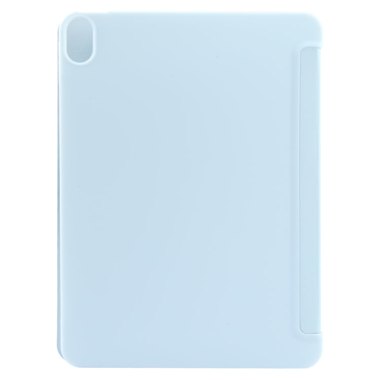 For iPad 10.9 2022 / Air 5 / Air 4 GEBEI 3-folding Holder Shockproof Flip Leather Tablet Case(Sky Blue) - free shipping - PMc TechLife - Order now!