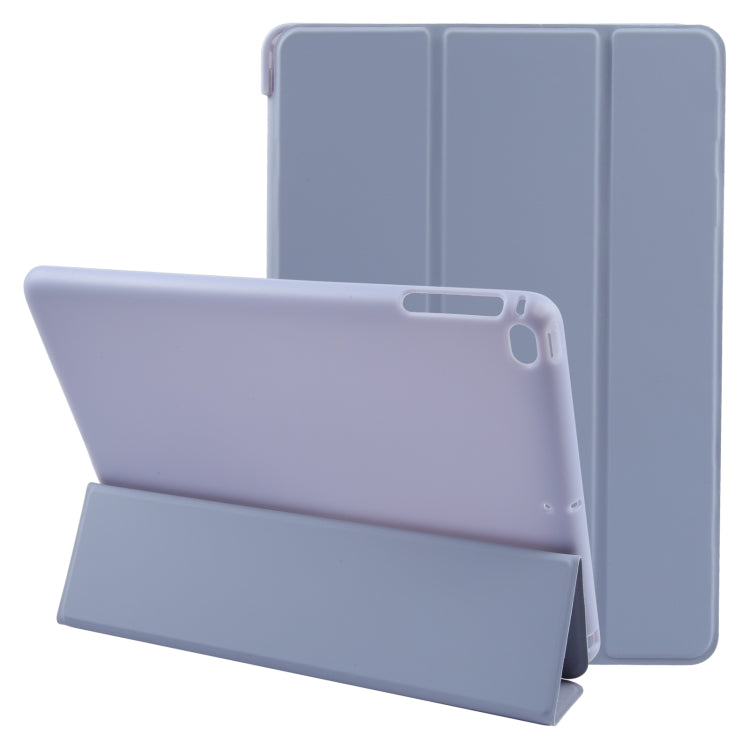 For iPad 9.7 2018 & 2017 / Air / Air2 GEBEI 3-folding Holder Shockproof Flip Leather Tablet Case(Light Purple) - free shipping - PMc TechLife - Order now!