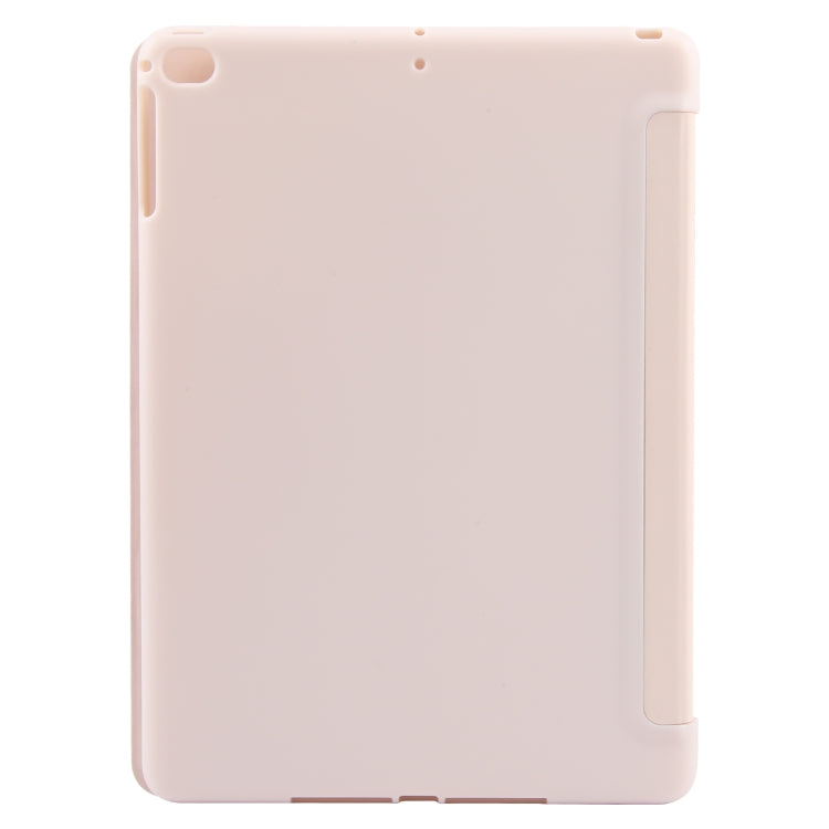 For iPad 9.7 2018 & 2017 / Air / Air2 GEBEI 3-folding Holder Shockproof Flip Leather Tablet Case(Pink) - free shipping - PMc TechLife - Order now!
