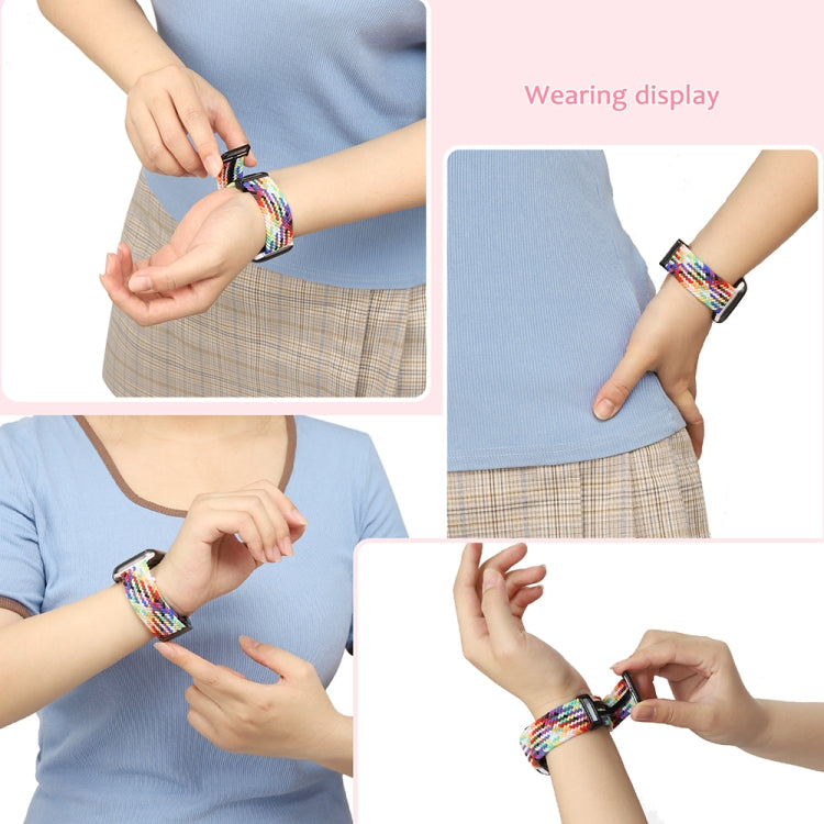 Magnetic Fold Clasp Woven Watch Band For Apple Watch Ultra 2 49mm(Grey) - free shipping - PMC Jewellery - Order now!