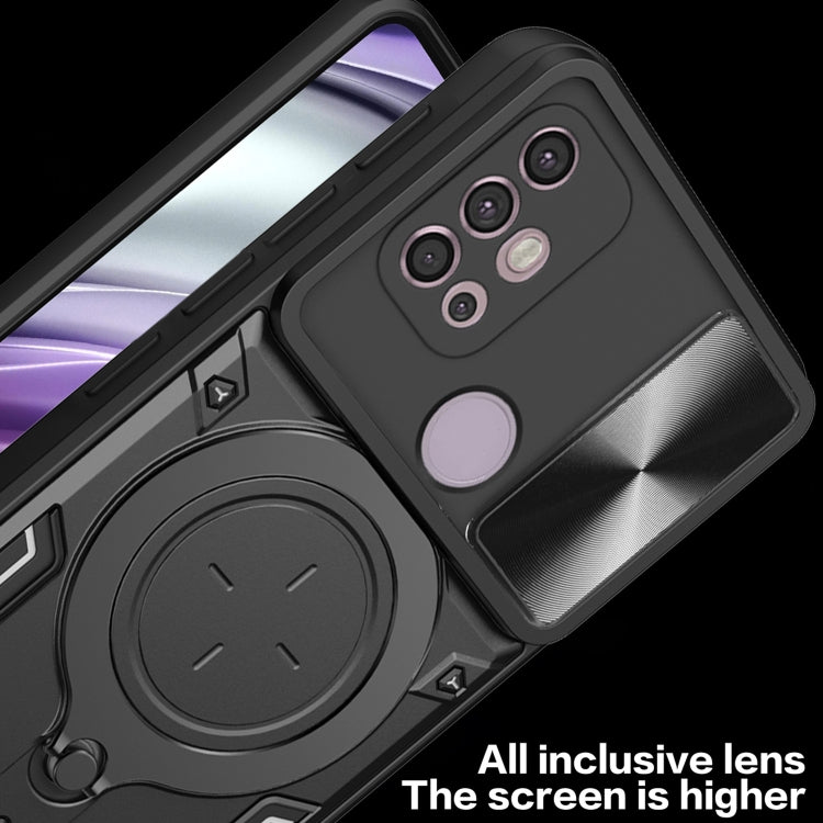 For Motorola Moto G30 / G20 / G10 CD Texture Sliding Camshield Magnetic Holder Phone Case(Silver) - free shipping - PMC TechLife - Order now!