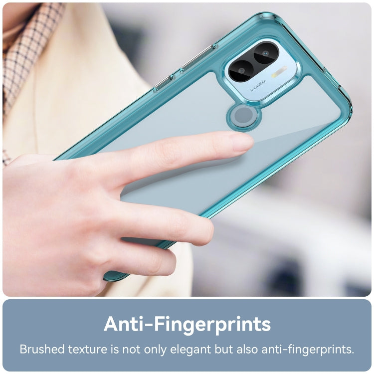 For Xiaomi Poco C51 Colorful Series Acrylic Hybrid TPU Phone Case(Transparent Blue) - Xiaomi Cases by PMC Jewellery | Online Shopping South Africa | PMC Jewellery | Buy Now Pay Later Mobicred