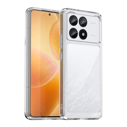 For Xiaomi Redmi K70 Pro Colorful Series Acrylic Hybrid TPU Phone Case(Transparent) - K70 Pro Cases by PMC Jewellery | Online Shopping South Africa | PMC Jewellery | Buy Now Pay Later Mobicred