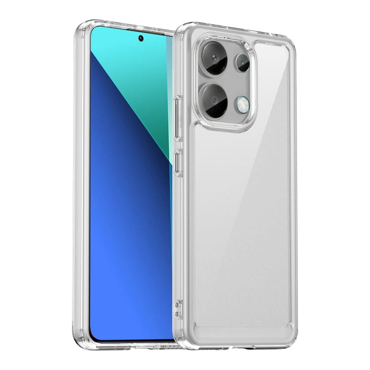 For Xiaomi Redmi Note 13 4G Global Colorful Series Acrylic Hybrid TPU Phone Case(Transparent) - Note 13 Cases by PMC Jewellery | Online Shopping South Africa | PMC Jewellery | Buy Now Pay Later Mobicred