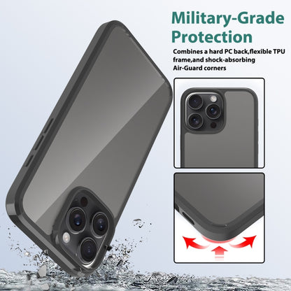 For iPhone 16 Pro Max Scratchproof Acrylic TPU Phone Case(Black) - iPhone 16 Pro Max Cases by PMC Jewellery | Online Shopping South Africa | PMC Jewellery | Buy Now Pay Later Mobicred