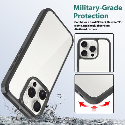 For iPhone 16 Pro Scratchproof Acrylic TPU Phone Case(Black) - iPhone 16 Pro Cases by PMC Jewellery | Online Shopping South Africa | PMC Jewellery | Buy Now Pay Later Mobicred