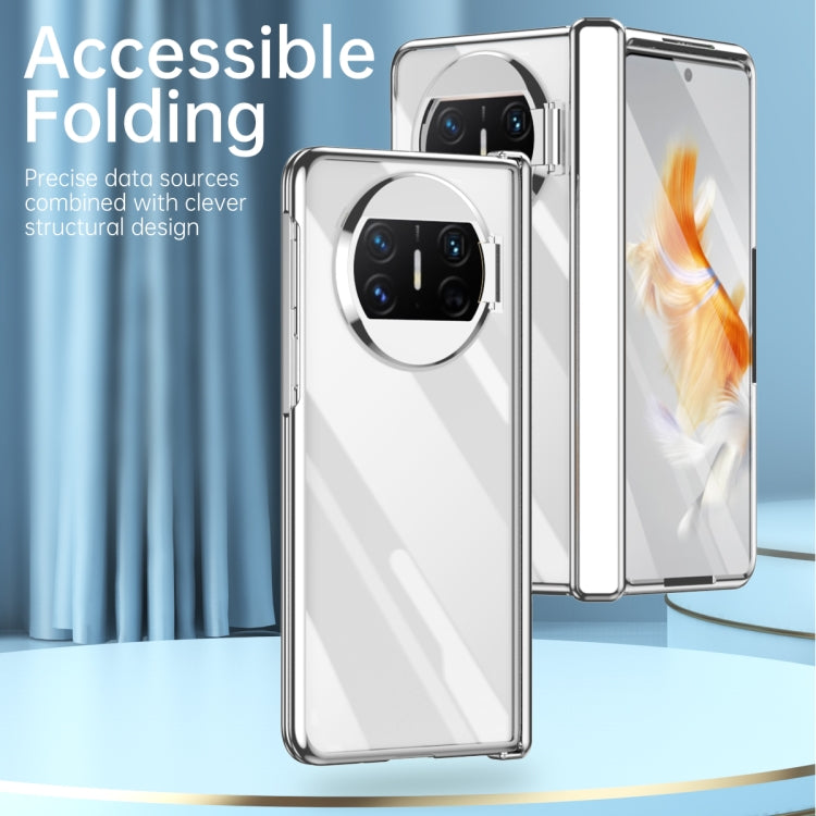 For Huawei Mate X3 Electroplating PC Folding Phone Case with Hinge(Gold) - Huawei Cases by PMC TechLife | Online Shopping South Africa | PMC TechLife | Buy Now Pay Later Mobicred