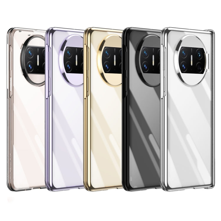 For Huawei Mate X3 Integrated Electroplating PC Folding Phone Case with Hinge(Purple) - Huawei Cases by PMC TechLife | Online Shopping South Africa | PMC TechLife | Buy Now Pay Later Mobicred