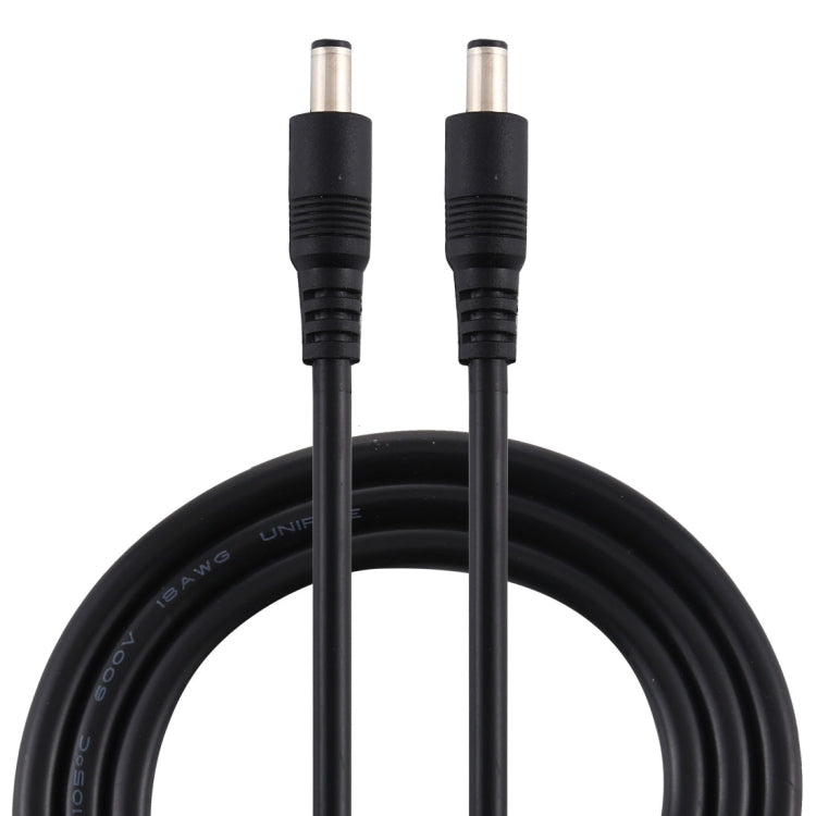 8A DC Power Plug 5.5 x 2.1mm Male to Male Adapter Connector Cable, Length:1m(Black) - Universal Power Adapter by PMC TechLife | Online Shopping South Africa | PMC TechLife