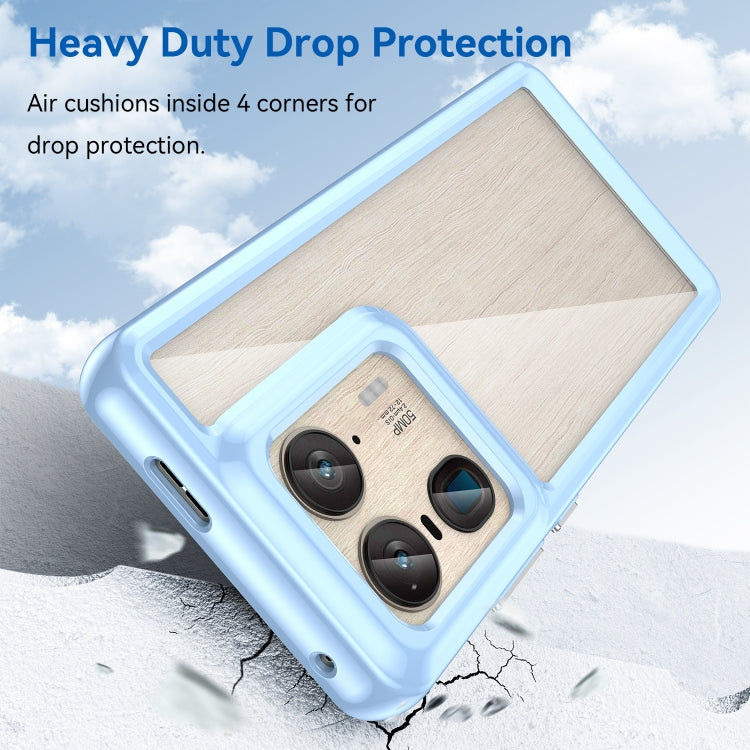 For Motorola Edge 50 Ultra Global Colorful Series Acrylic Hybrid TPU Phone Case(Blue) - free shipping - PMC TechLife - Order now!