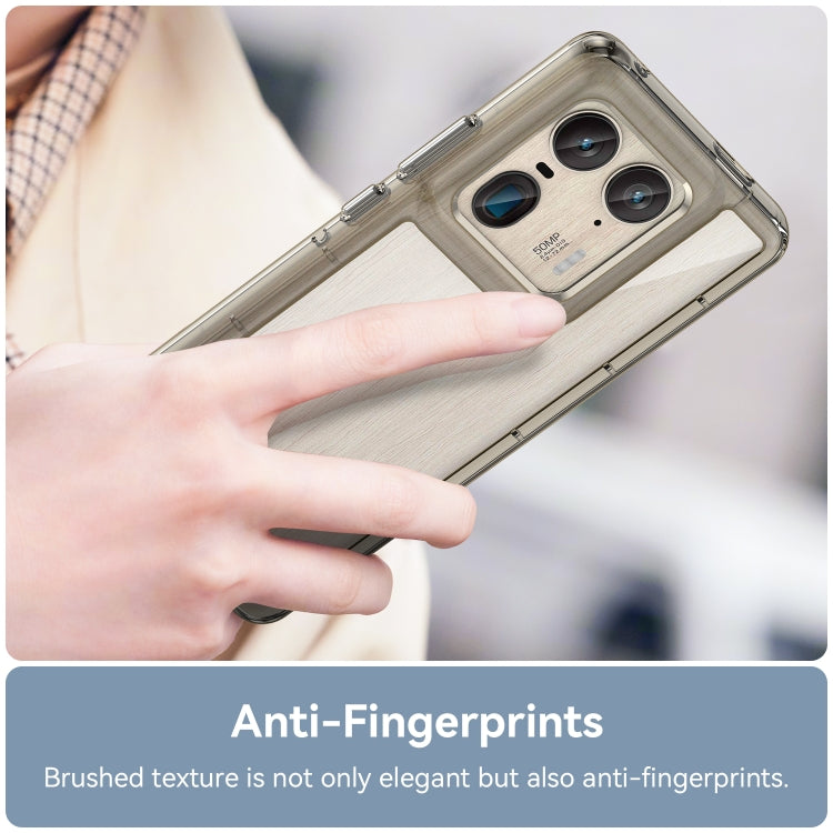 For Motorola Edge 50 Ultra Global Colorful Series Acrylic Hybrid TPU Phone Case(Transparent Grey) - free shipping - PMC TechLife - Order now!