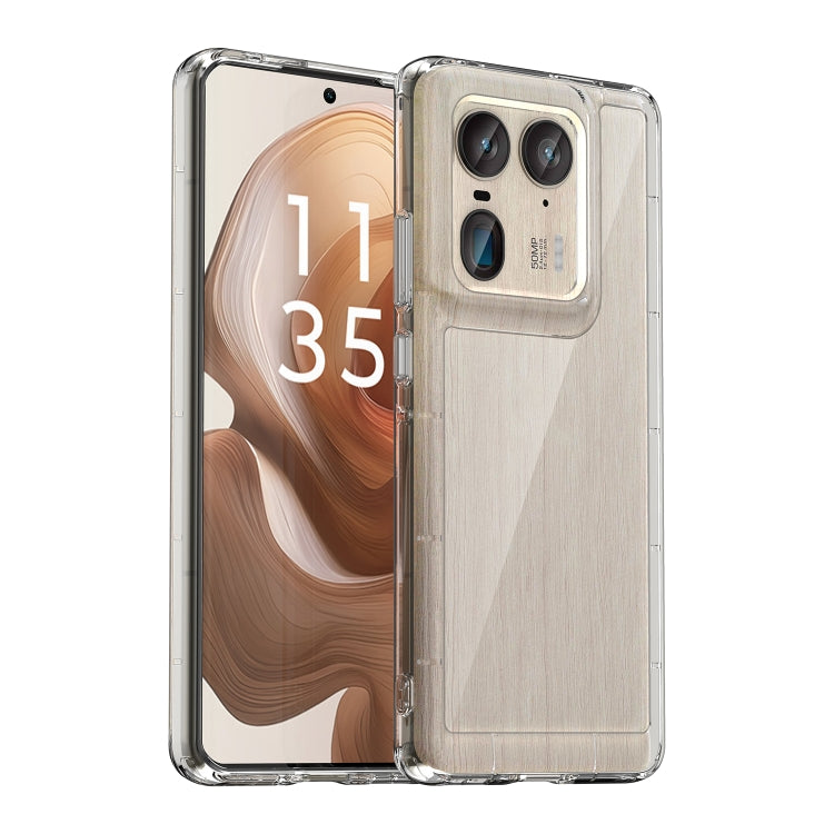 For Motorola Edge 50 Ultra Global Colorful Series Acrylic Hybrid TPU Phone Case(Transparent) - free shipping - PMC TechLife - Order now!