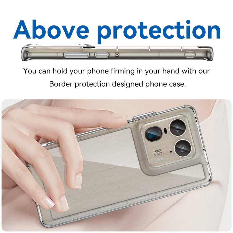 For Motorola Edge 50 Ultra Global Colorful Series Acrylic Hybrid TPU Phone Case(Transparent) - free shipping - PMC TechLife - Order now!