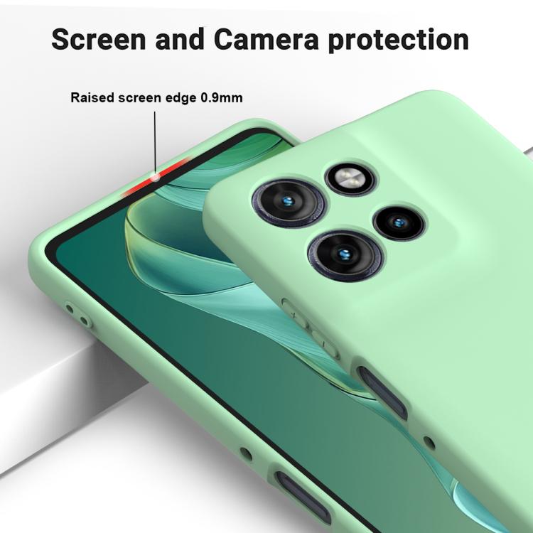 For Motorola Moto G Power 2025 Solid Color Liquid Silicone Dropproof Full Coverage Phone Case(Green) - free shipping - PMC TechLife - Order now!