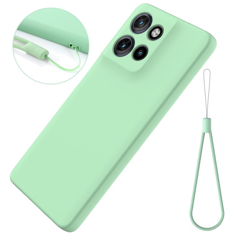 For Motorola Moto G Power 2025 Solid Color Liquid Silicone Dropproof Full Coverage Phone Case(Green) - free shipping - PMC TechLife - Order now!