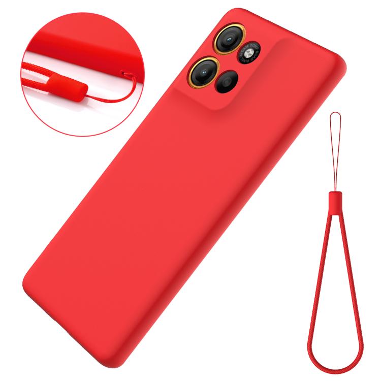 For Motorola Moto G15 Power Solid Color Liquid Silicone Dropproof Full Coverage Phone Case(Red) - free shipping - PMC TechLife - Order now!