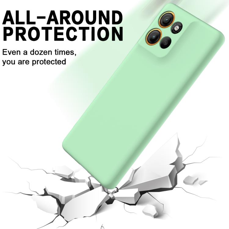 For Motorola Moto G15 Power Solid Color Liquid Silicone Dropproof Full Coverage Phone Case(Green) - free shipping - PMC TechLife - Order now!