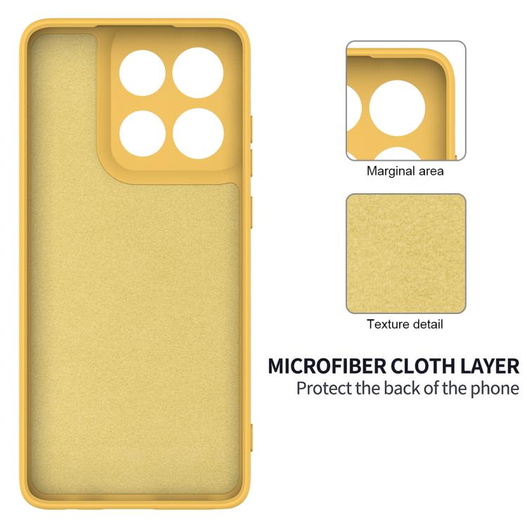 For Motorola Moto G Stylus 5G 2025 Solid Color Liquid Silicone Dropproof Full Coverage Phone Case(Yellow) - free shipping - PMC TechLife - Order now!
