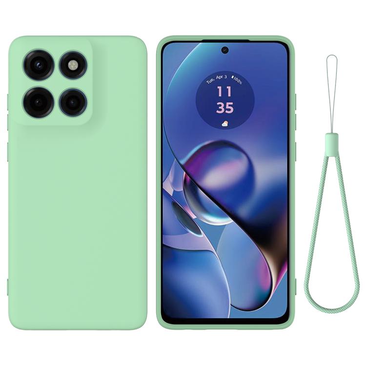 For Motorola Moto G Stylus 5G 2025 Solid Color Liquid Silicone Dropproof Full Coverage Phone Case(Green) - free shipping - PMC TechLife - Order now!