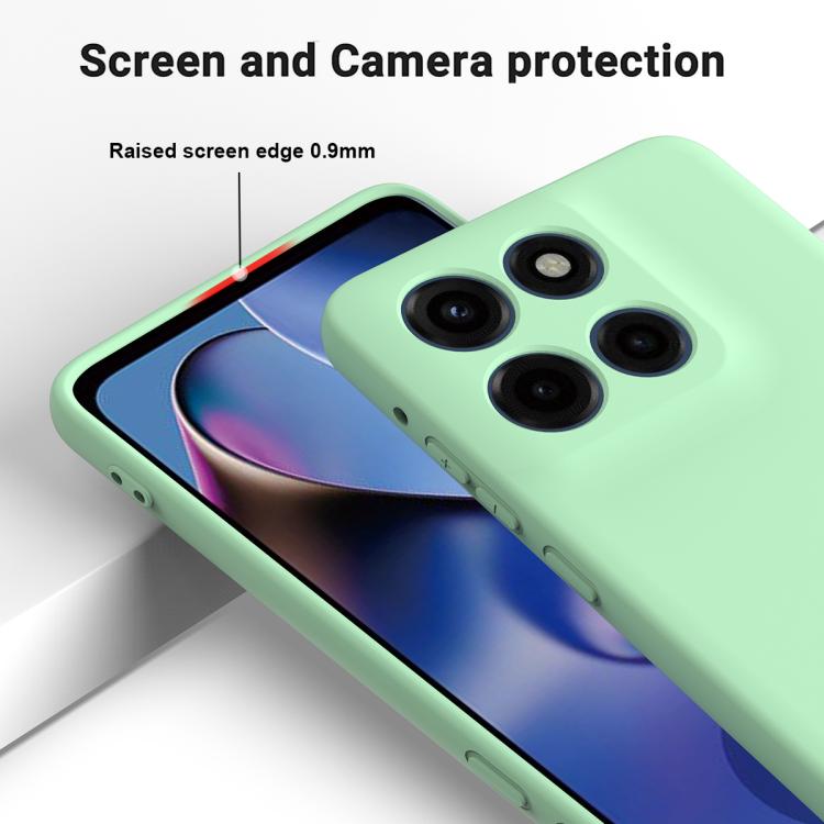 For Motorola Moto G Stylus 5G 2025 Solid Color Liquid Silicone Dropproof Full Coverage Phone Case(Green) - free shipping - PMC TechLife - Order now!