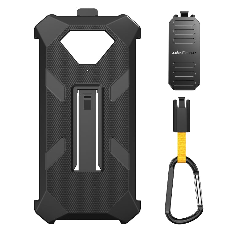 For Ulefone Armor X13 Ulefone Back Clip Phone Case with Carabiner(Black) - Ulefone Cases by Ulefone | Online Shopping South Africa | PMC Jewellery | Buy Now Pay Later Mobicred