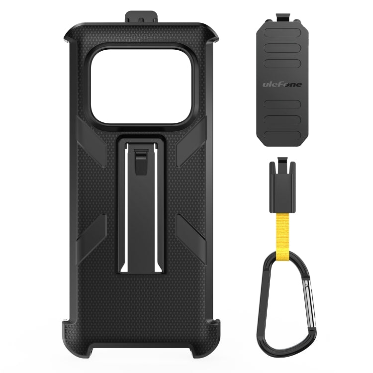 For Ulefone Armor 25T /  25T Pro Ulefone Back Clip Phone Case with Carabiner(Black) - free shipping - PMC Jewellery - Order now!