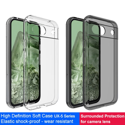 For Google Pixel 8a IMAK UX-5 Series Transparent Shockproof TPU Protective Phone Case(Transparent) - Google Cases by imak | Online Shopping South Africa | PMC Jewellery | Buy Now Pay Later Mobicred