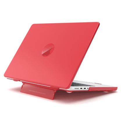 For MacBook Pro 16 inch A2141 Frosted Translucent Laptop Protective Case(Red) - MacBook Pro Cases by PMC Jewellery | Online Shopping South Africa | PMC Jewellery | Buy Now Pay Later Mobicred