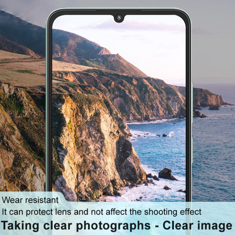 For Xiaomi POCO M6 5G imak High Definition Integrated Glass Lens Film Black Version - For Xiaomi by imak | Online Shopping South Africa | PMC TechLife | Buy Now Pay Later Mobicred